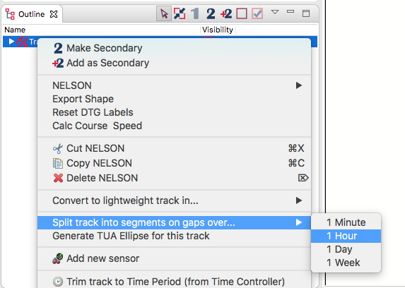 split tracks menu