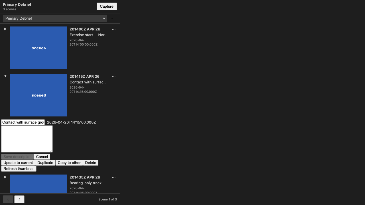 Inline edit form open